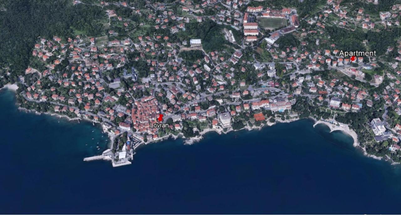 Apartment With Direct Sea View, Free Parking And Close To Beaches And Promenade Lovran Kültér fotó