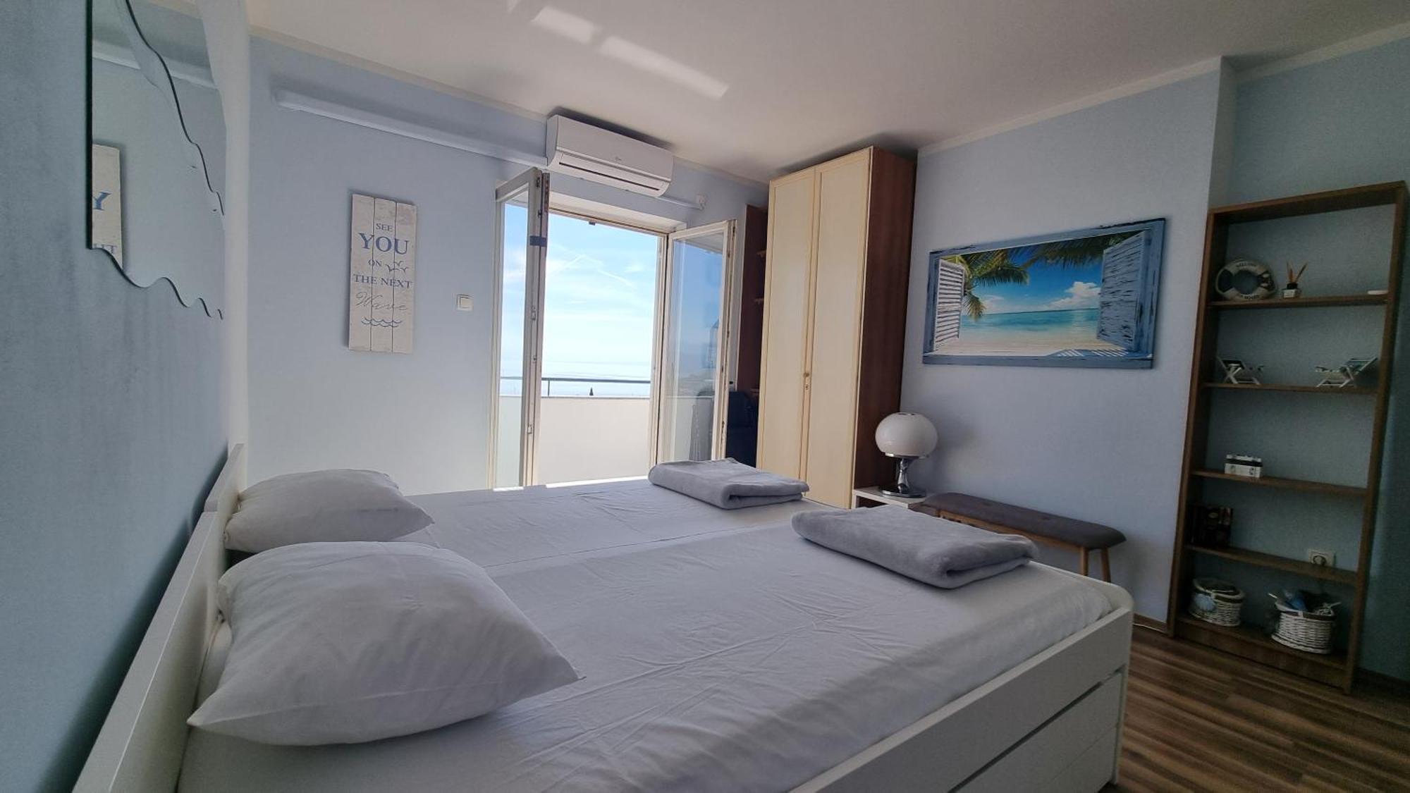 Apartment With Direct Sea View, Free Parking And Close To Beaches And Promenade Lovran Kültér fotó